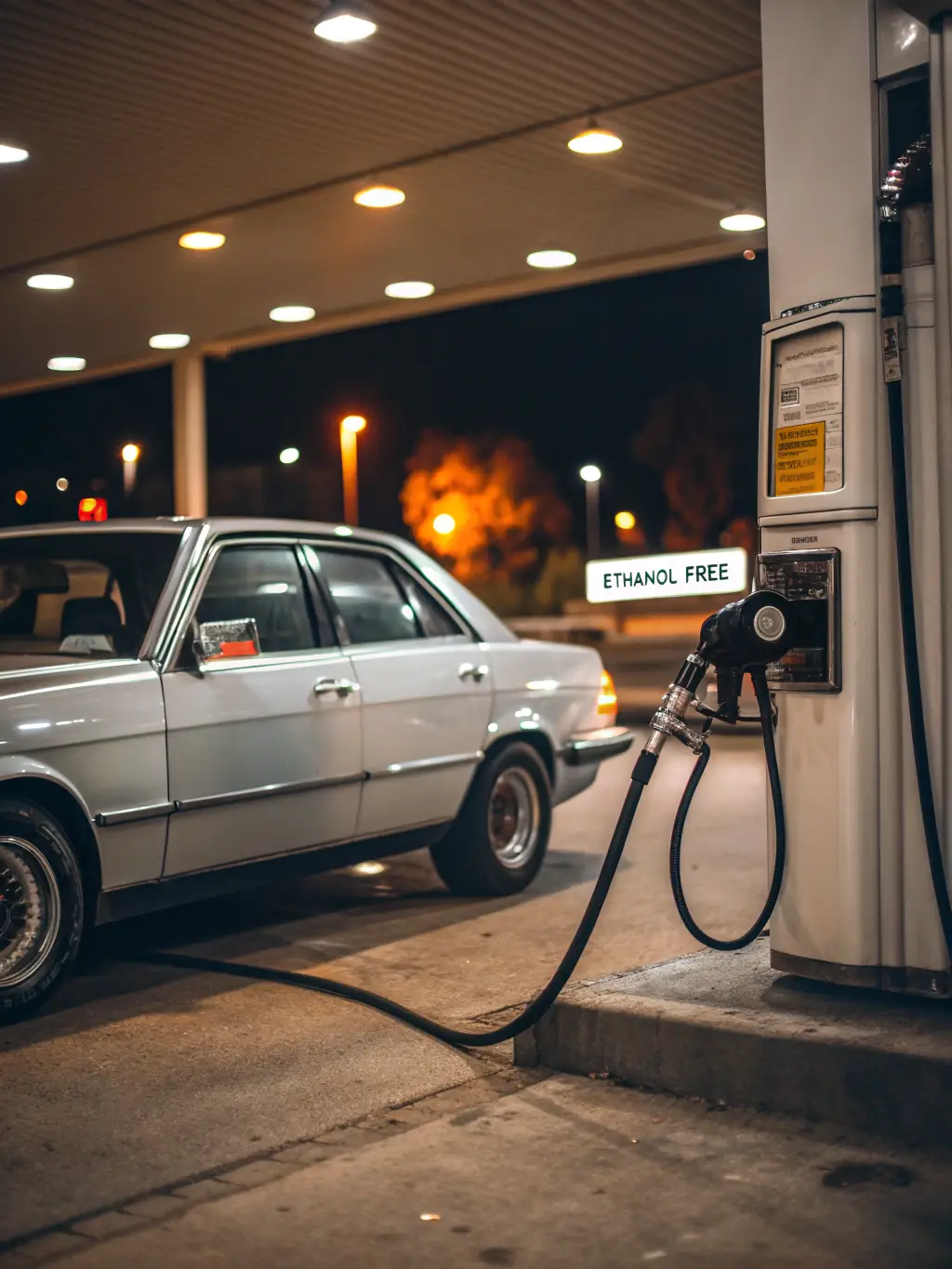 A well-maintained gas station with cars fueling up, illustrating expertise in financing gas station businesses.